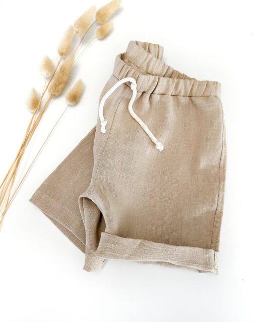 Leinen Chino Shorts kurze Hose für Kinder